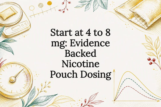 Decorative nicotine dosing title card